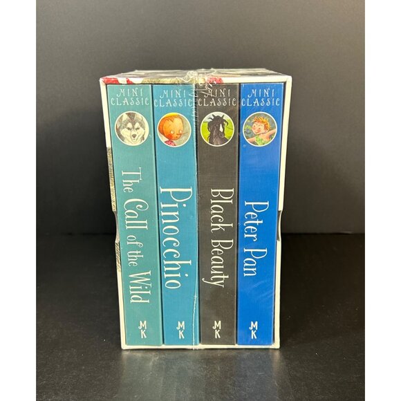 Four Mini Classic Book Set: The Call Of The Wild - Peter Pan by Miles Kelly -NEW - Picture 2 of 4
